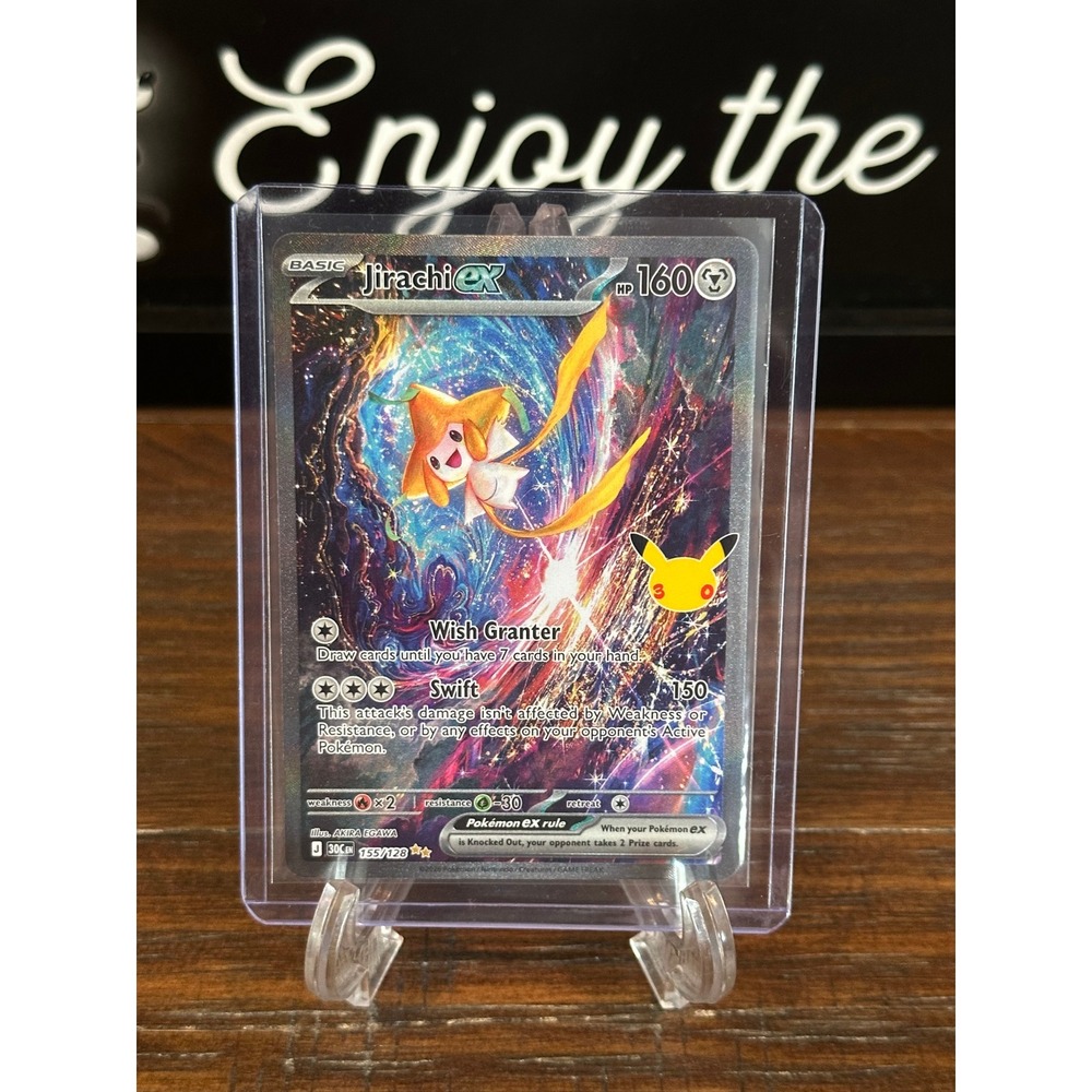 Pokemon Jirachi ex 155/128 SIR 30th Anniversary Japanese PSA 10 Contender
